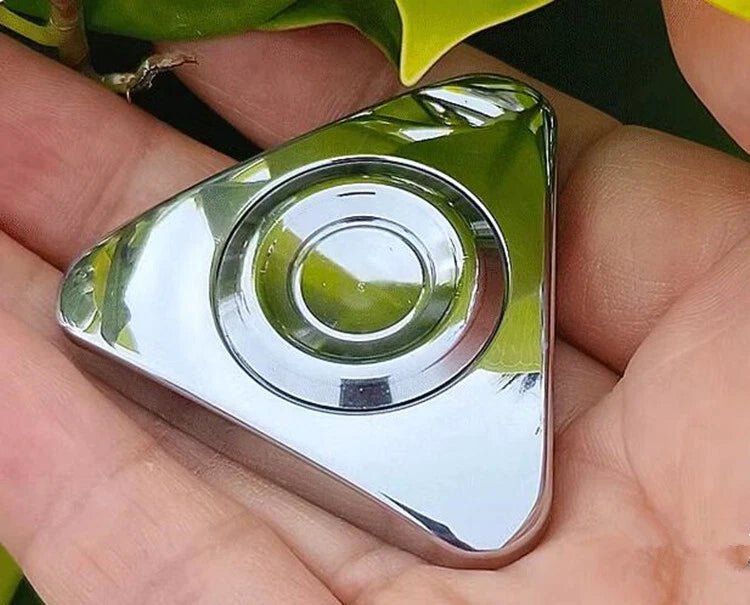 EDC Hand Spinner Adult Fidget Toys Stainless Steel Triangle Fidget Spinner Toy 07FC0E-D4 - KOEEK