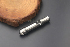 TC4 Outdoor Titanium Whistle Necklace Lanyard EDC Survival Key chain Tool W-35T 07FC0E-D4 - KOEEK