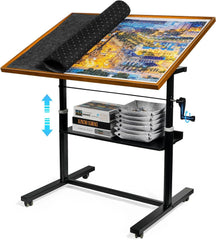 new Sunix 1500 Pieces Jigsaw Puzzle Table with Legs, 36"x26" Adjustable Height... SUNIX - KOEEK