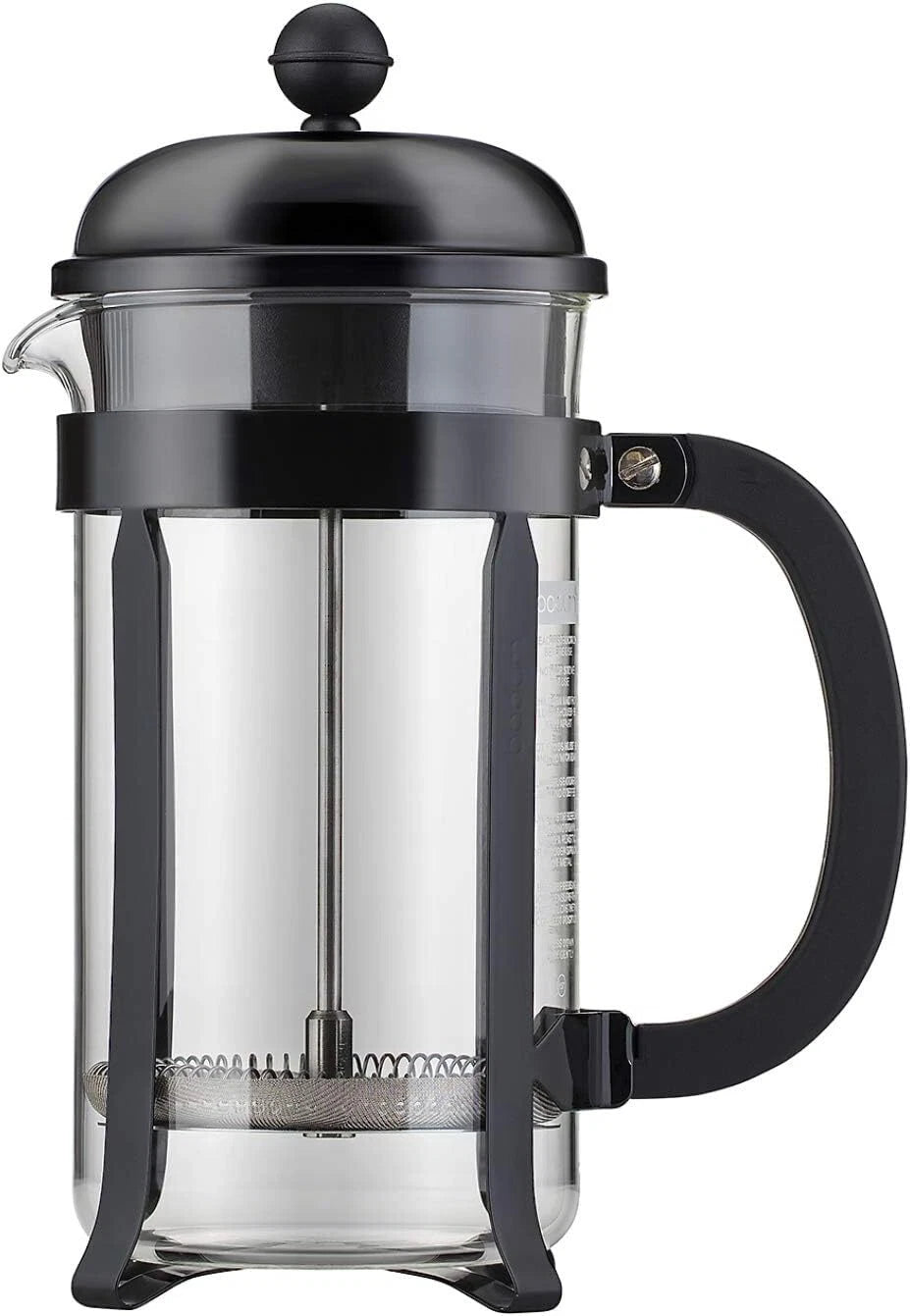51 oz French Press Coffee Pot, High Temperature Borosilicate Glass 07FC0E-D4 - KOEEK