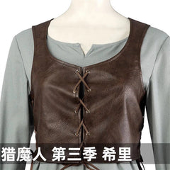 The Witcher 3：Wild Hunt Cirilla Fiona Elen Riannon Cosplay Costume Full Set Suit 07FC0E-D4 - KOEEK