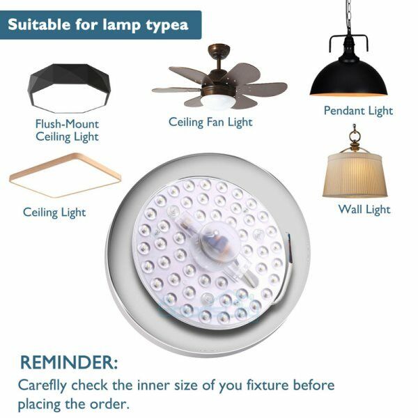 7" Ceiling LED Light Retrofit Kit for Ceiling Fans