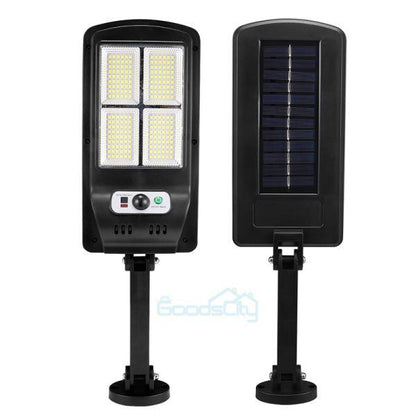 new Commercial Solar Street FloodLight LED Light Outdoor Area Dusk To Dawn Wall Lamp