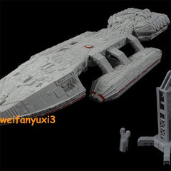 1/3600 Battlestar Galactica(1978) Space Fortress Mothership Model Kit W/base 07FC0E-D4 - KOEEK