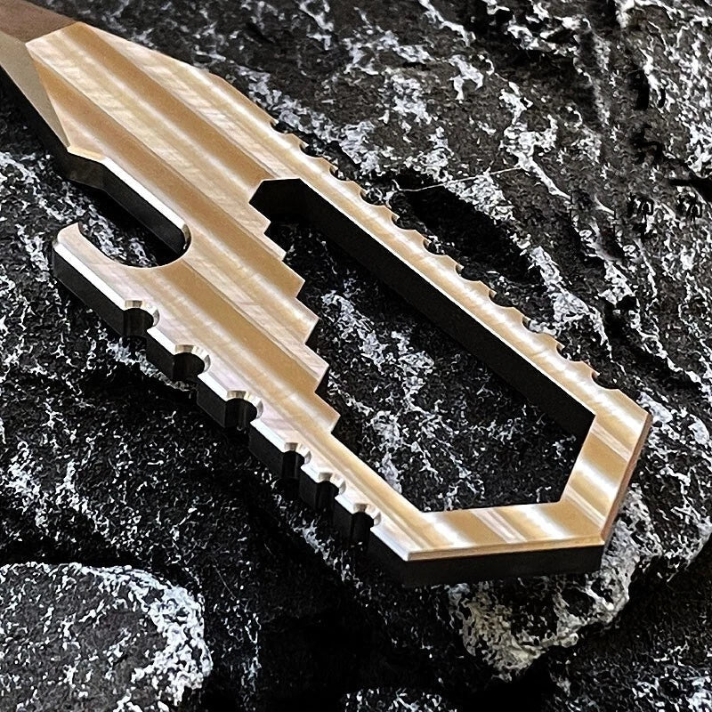 TITANER TC4 Titanium Alloy Portable Multi Tools Card Crowbar Pry Bar Outdoor EDC TITANER - KOEEK