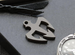 TC4 Titanium Alloy Necklace Pendant Knife Lanyard Bead EDC Charm DIY Men Women 07FC0E-D4 - KOEEK