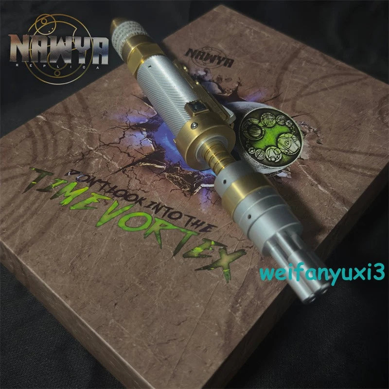 Doctor Who Master Metal Sonic Screwdriver Replica LED Prop Scalable Hand Lamp 07FC0E-D4 - KOEEK