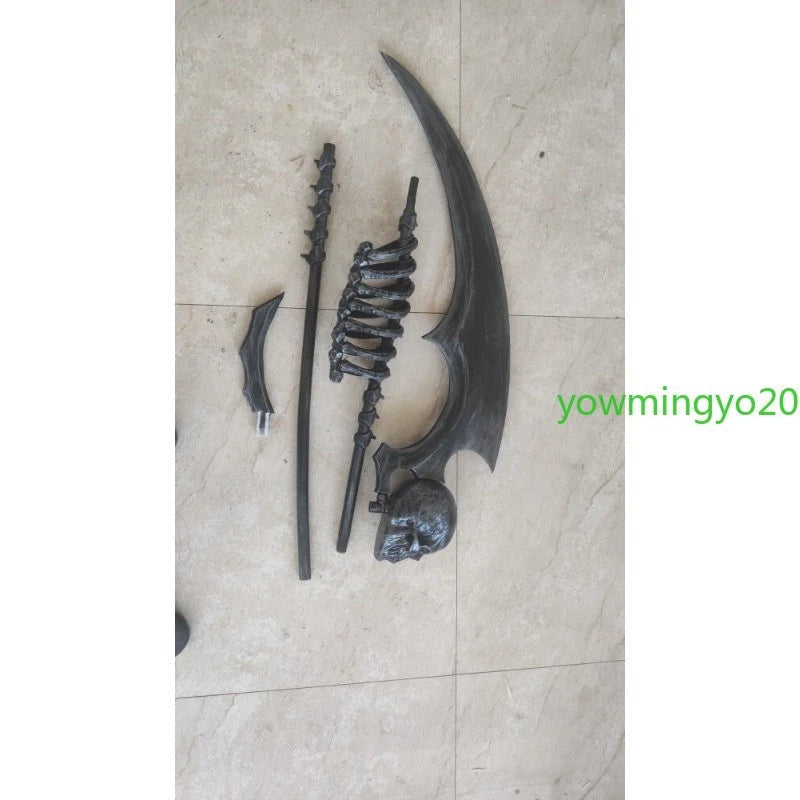 Halloween Funeral Style Cosplay Scythe Prop Large Costume Accessory Performance 07FC0E-D4 - KOEEK