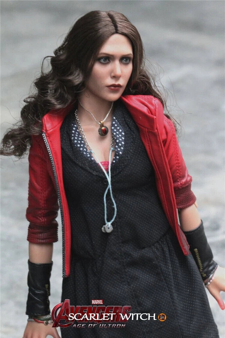 In Stock！HotToys 1/6 MMS301 Avengers 2 Age of Ultron Scarlet Witch Figure Toy 07FC0E-D4 - KOEEK