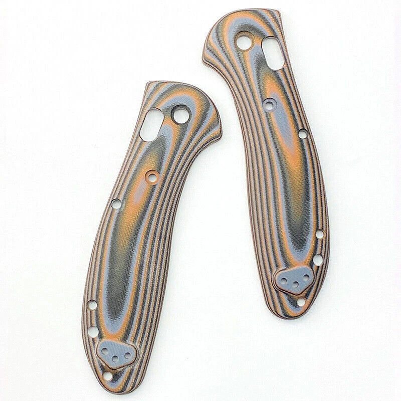 1Pair Custom G10 Material Handle Patch Scales for Benchmade Griptilian 551 Knife 07FC0E-D4 - KOEEK