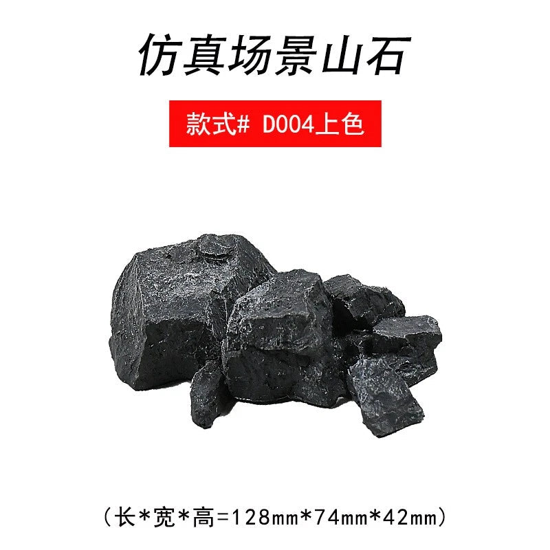 Diorama Realistic Rocks Mountain Stones Model Railroad Layout Scene Props Model 07FC0E-D4 - KOEEK