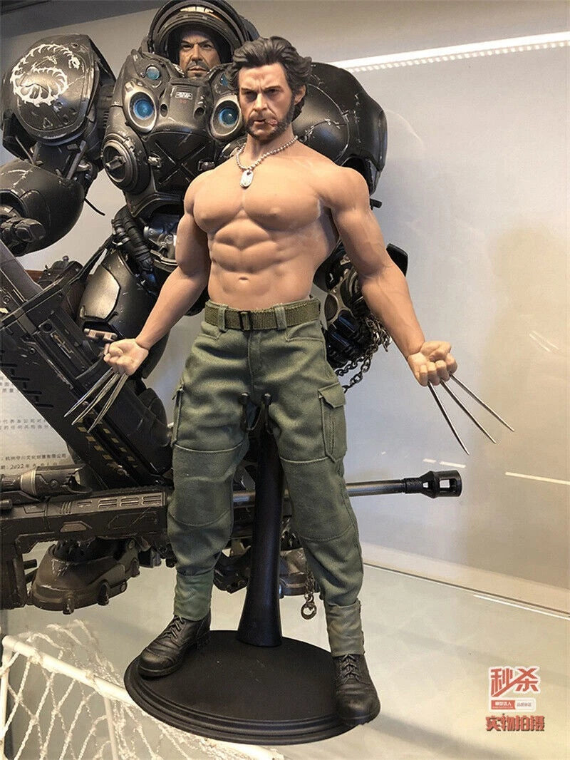 1/6 X-Men Wolverine Logan Hugh Jackman Figure Model DIY Kit Collectible Doll Toy 07FC0E-D4 - KOEEK