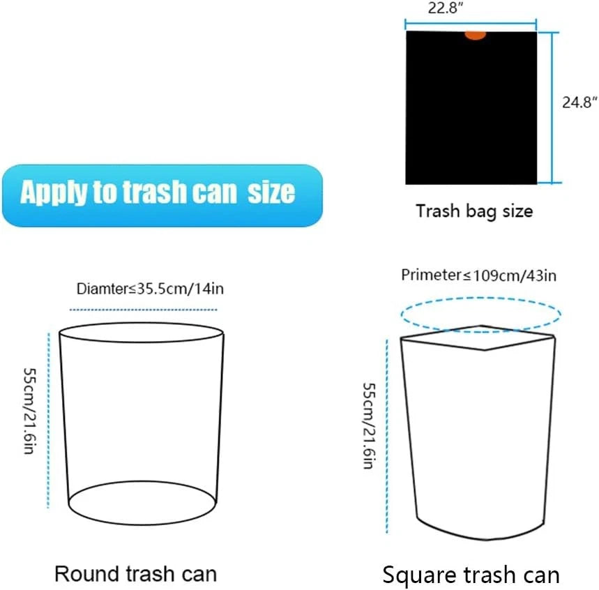 10-gallon drawstring trash bags, trash bags, trash can liners, 0.9 mil, 90-count 07FC0E-D4 - KOEEK