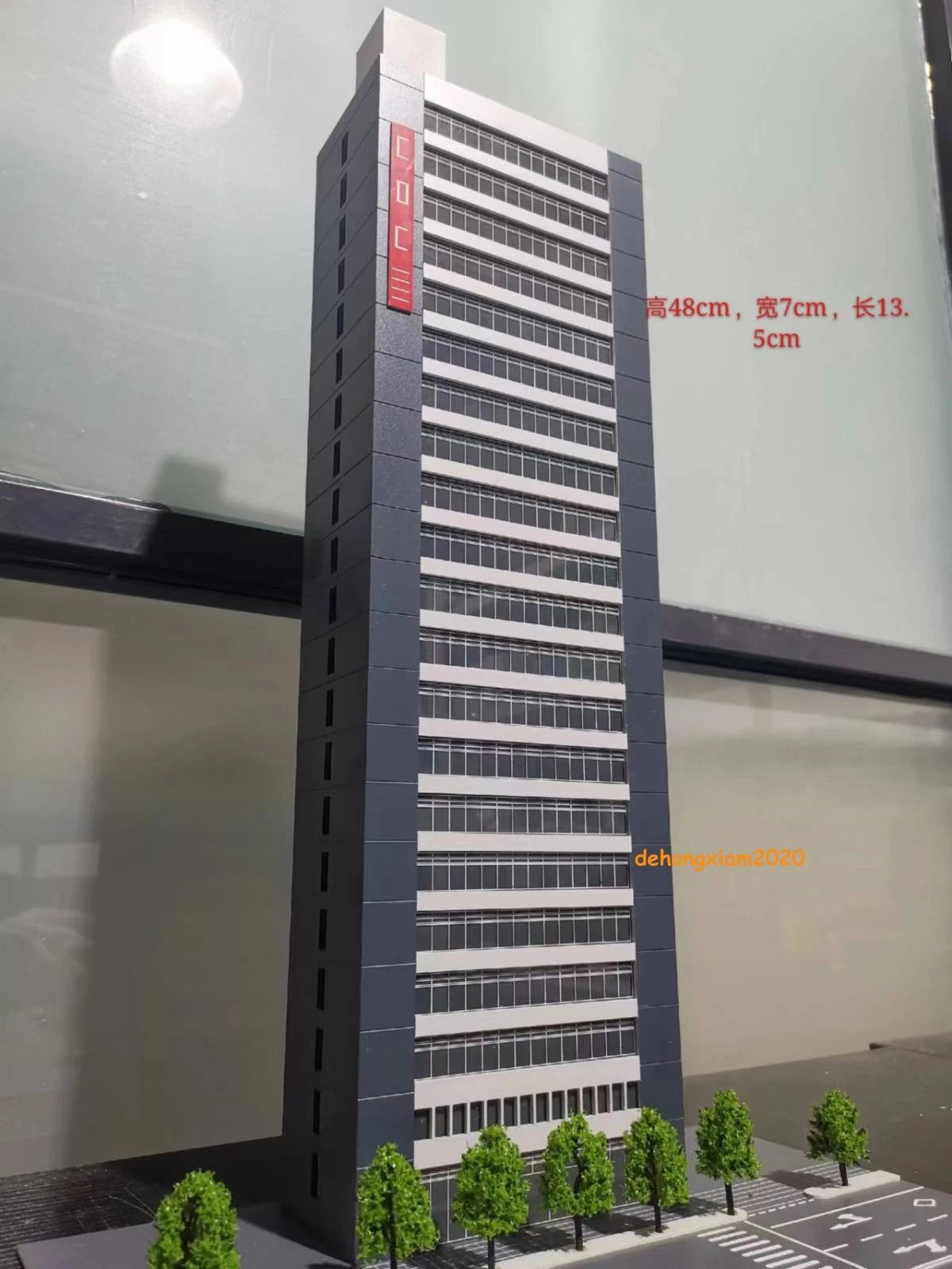 1/150 Building Model Morden Office Building Scene Architecture Assembled Model 07FC0E-D4 - KOEEK