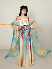 虞书欣Yu Shuxin Dress Cosplay Costume Suit Yong Ye Xing He Miaomiao Women Set 07FC0E-D4 - KOEEK