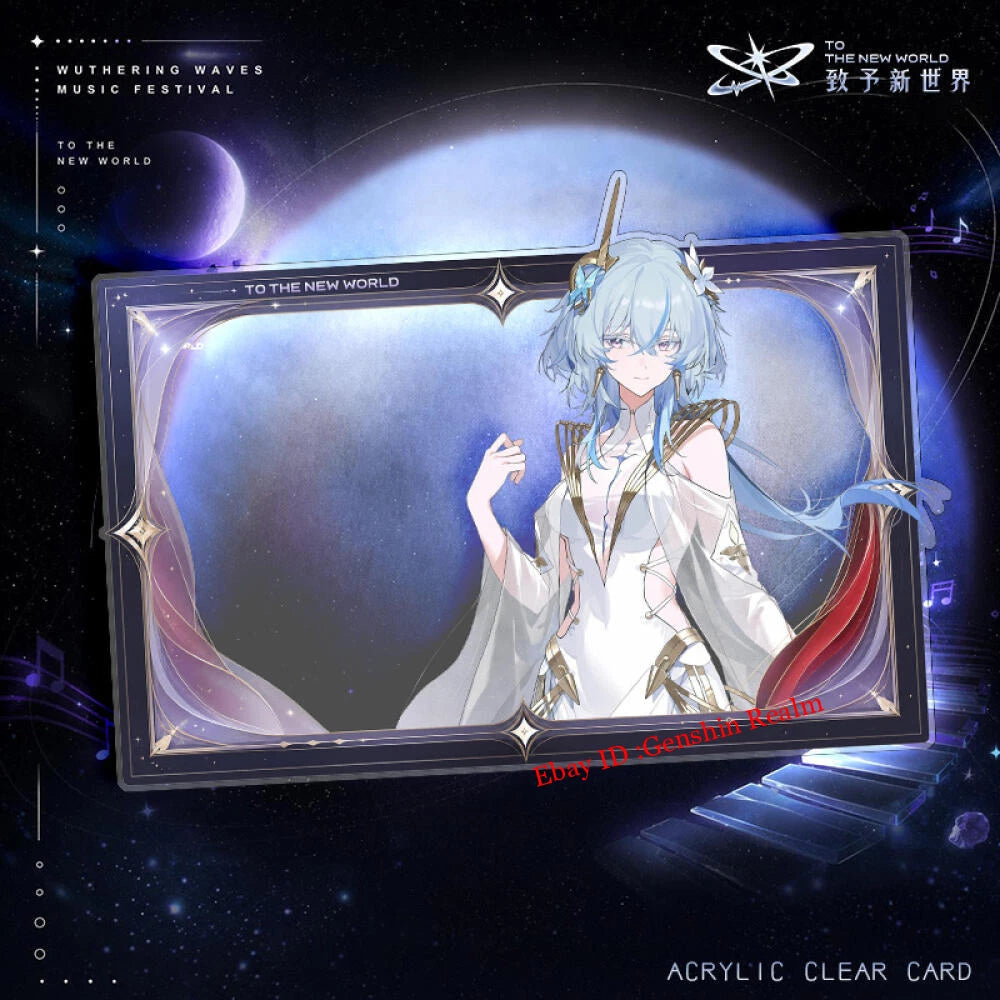 8Pcs/Set Anime Wuthering Waves Photo Prop Transparent Card Decor Collection Gift 07FC0E-D4 - KOEEK