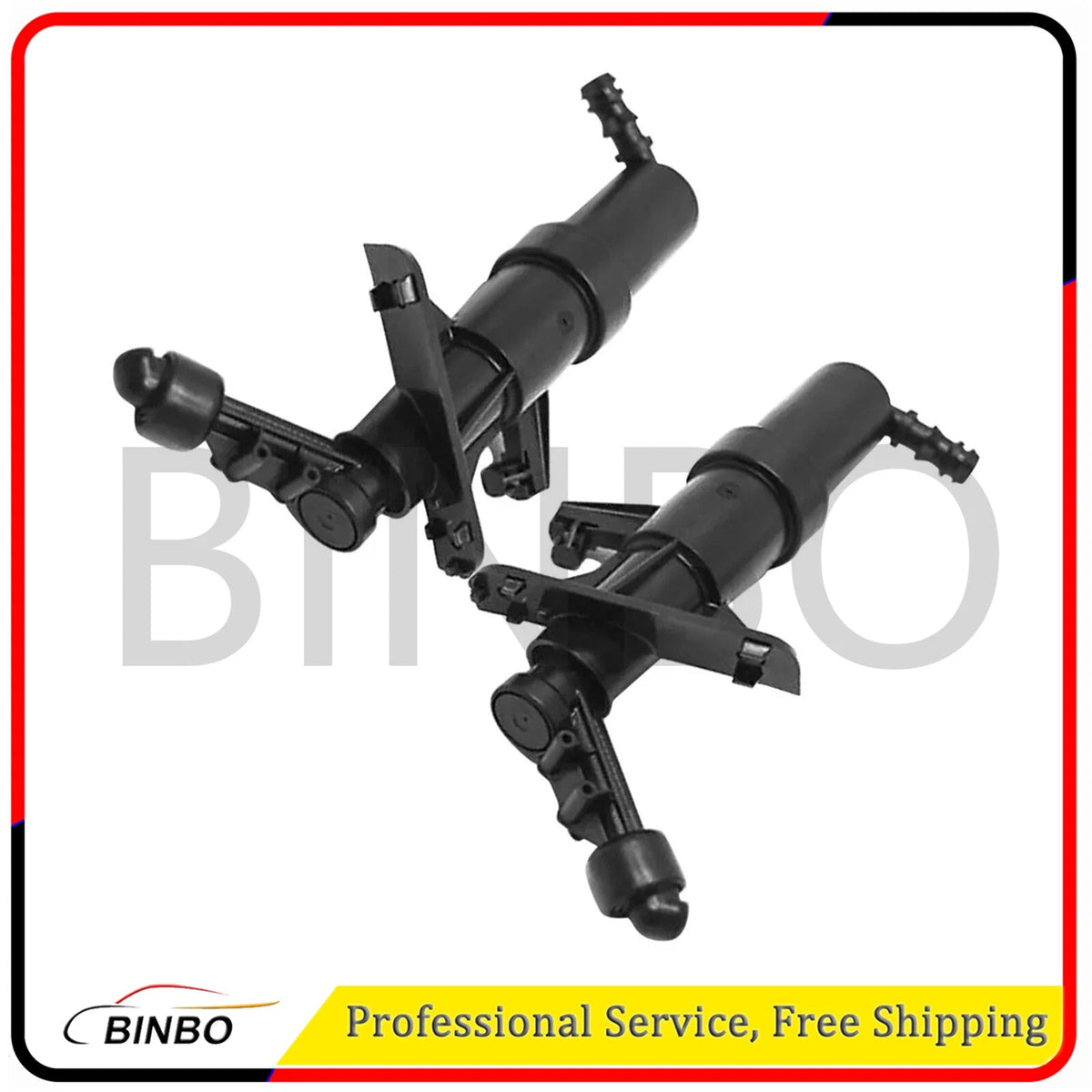 2pcs Headlight Washer Spray Nozzle Black Fits AUDI TT TTS  Left + Right 07FC0E-D4 - KOEEK
