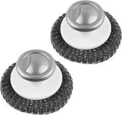 new 2 Pack Stainless Steel Wool Scrubber, Scrubbing Scouring Pad, Wool... 07FC0E-D4 - KOEEK