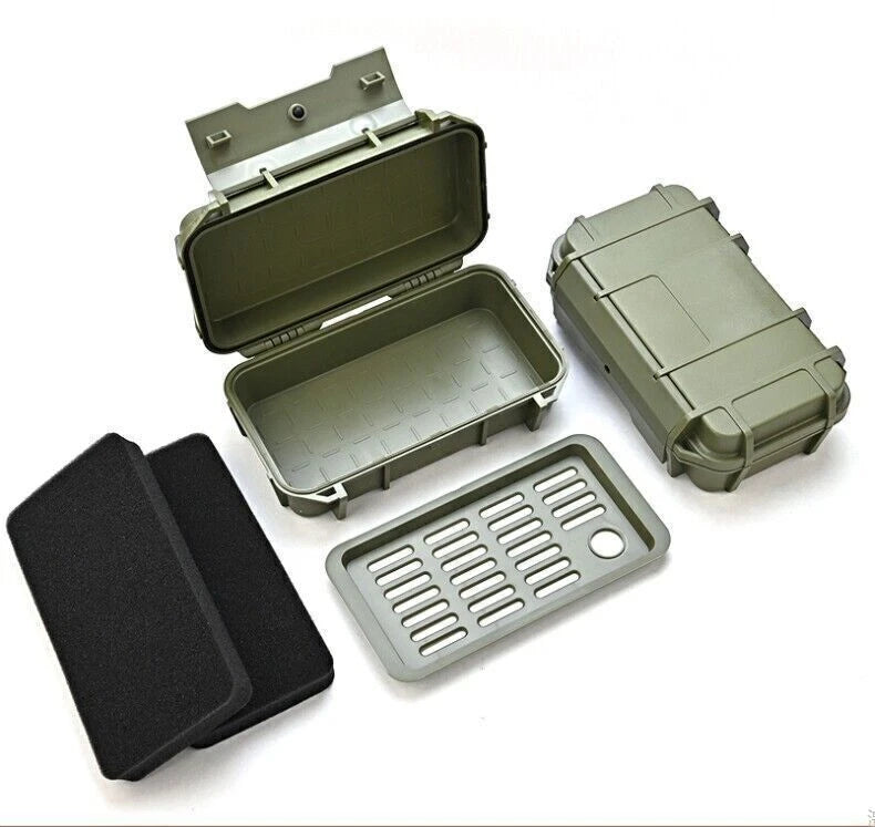 EDC Waterproof Double Layer Shockproof Storage Box Portable outdoor Multi Tool 07FC0E-D4 - KOEEK