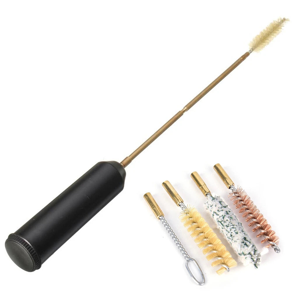 7PCS 9mm Pocket Size Pistol Cleaning Kit Hand Gun Rod Brush Set 07FC0E-D4 - KOEEK