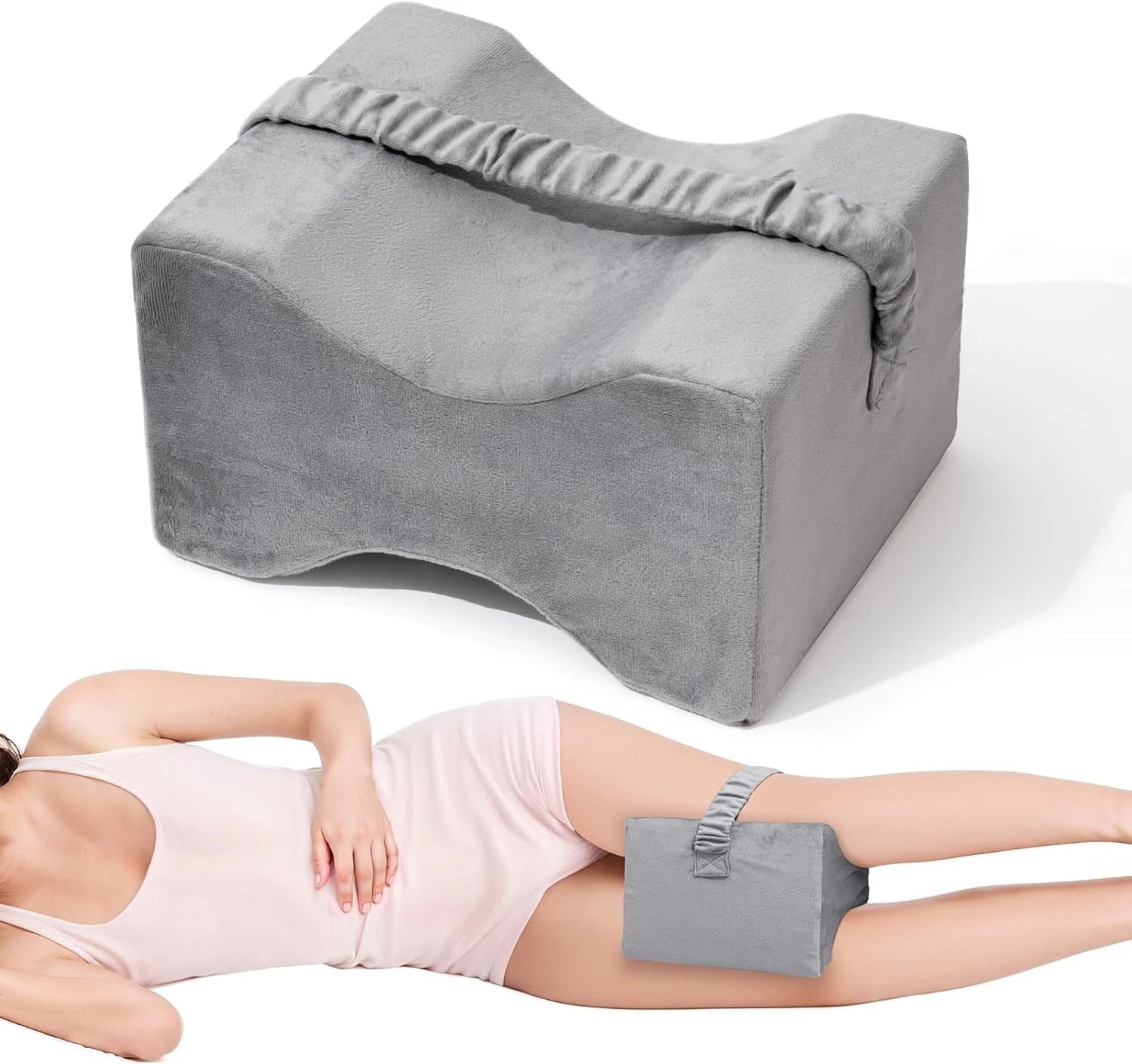 Kneepillow for side sleepers leg pillow for sciaticarelieves back and joint pain 07FC0E-D4 - KOEEK