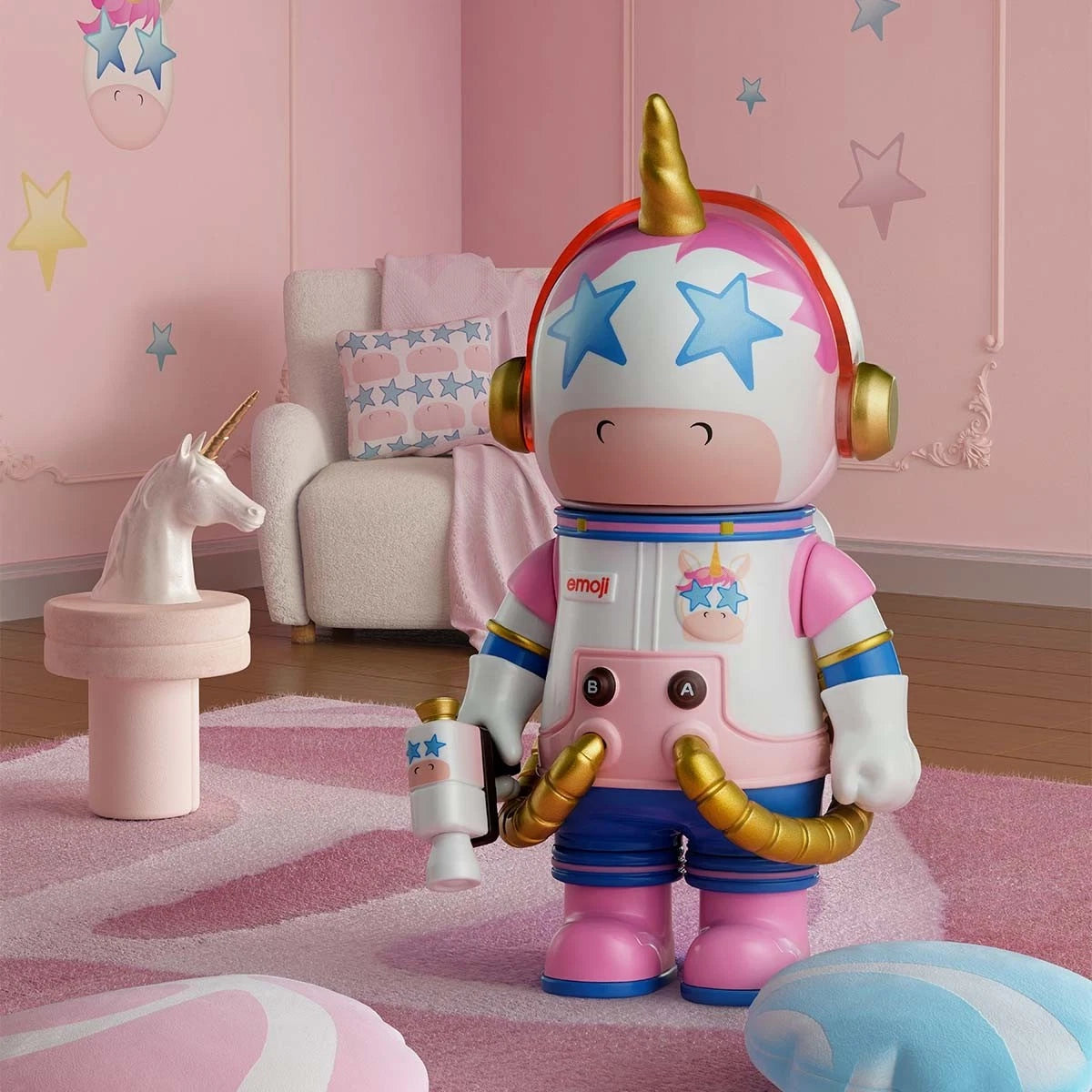 Mega Space Molly  Emoji Series Confirmed Figure Doll in Open Box 07FC0E-D4 - KOEEK