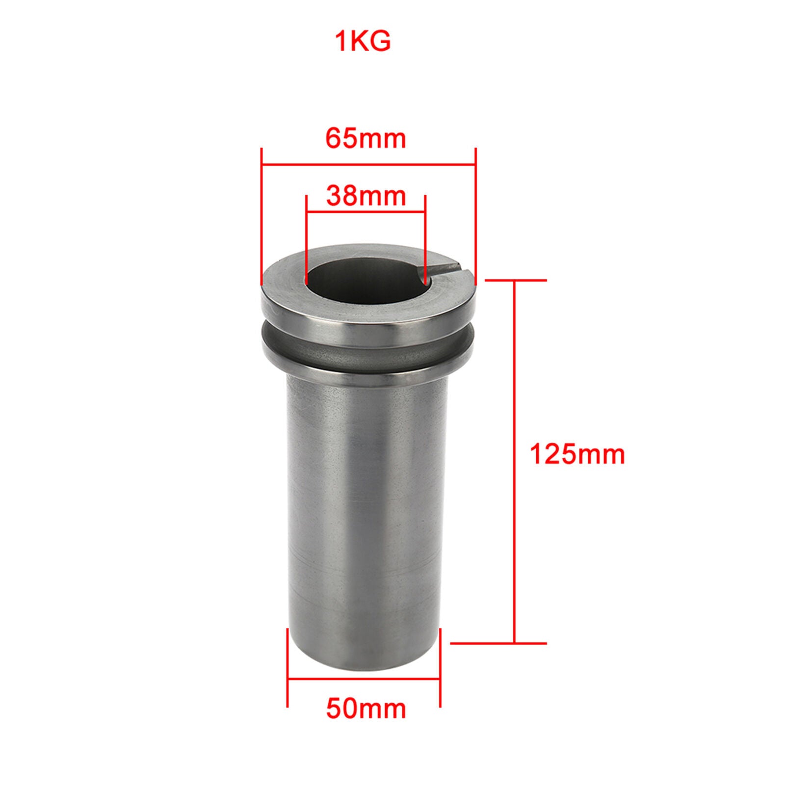 new 1kg Graphite Crucible Metal Melting Gold Silver Scrap Furnace Casting Mould HGF koeek - KOEEK