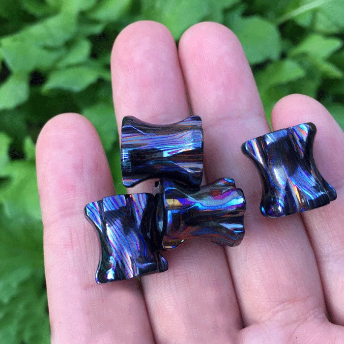 1PC Titanium Damascus Knife Lanyard Bead Paracord Necklace Pendant EDC Charm DIY 07FC0E-D4 - KOEEK