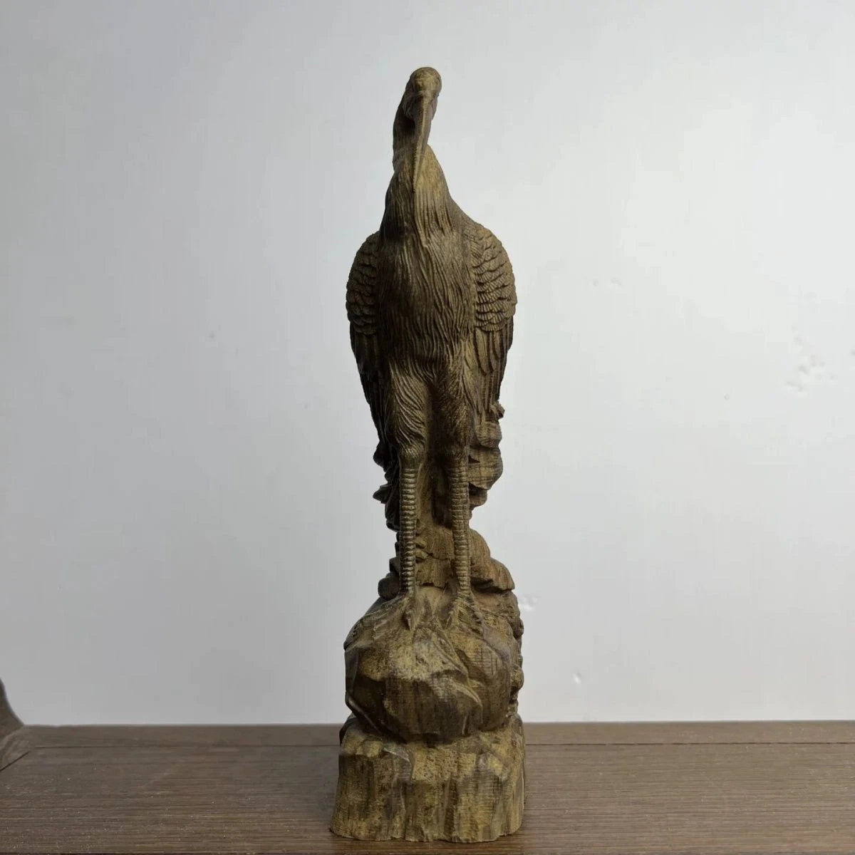 18cm Vietnamese Agarwood Carved Animal Figurine Wooden Home Decor Gift 07FC0E-D4 - KOEEK