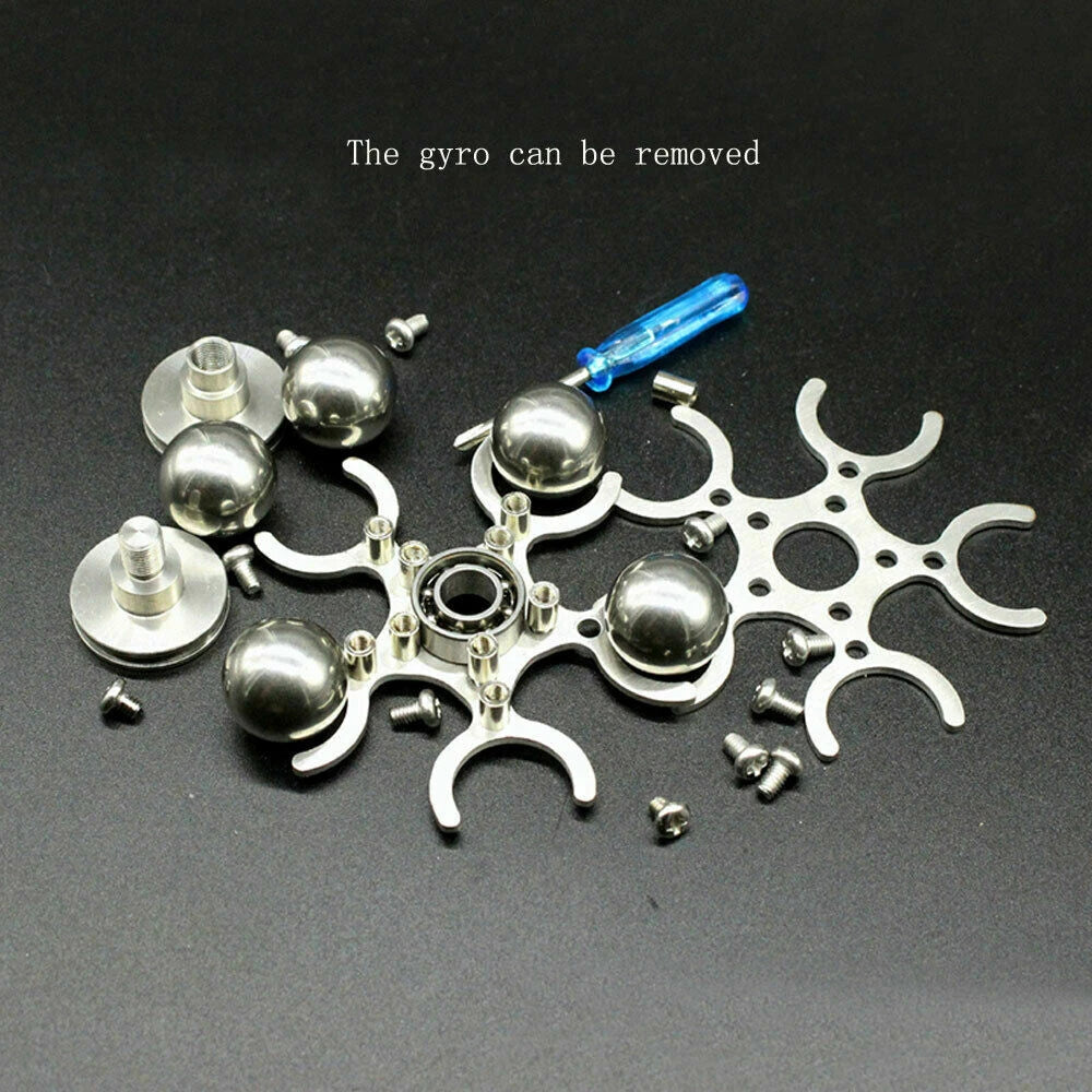 Stainless Steel Ferris Wheel Gyroscope Hand Spinner Fidget Decompression EDC Toy 07FC0E-D4 - KOEEK