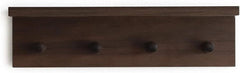 Wall-mounted shelves are ideal (walnut finish-1) 07FC0E-D4 - KOEEK