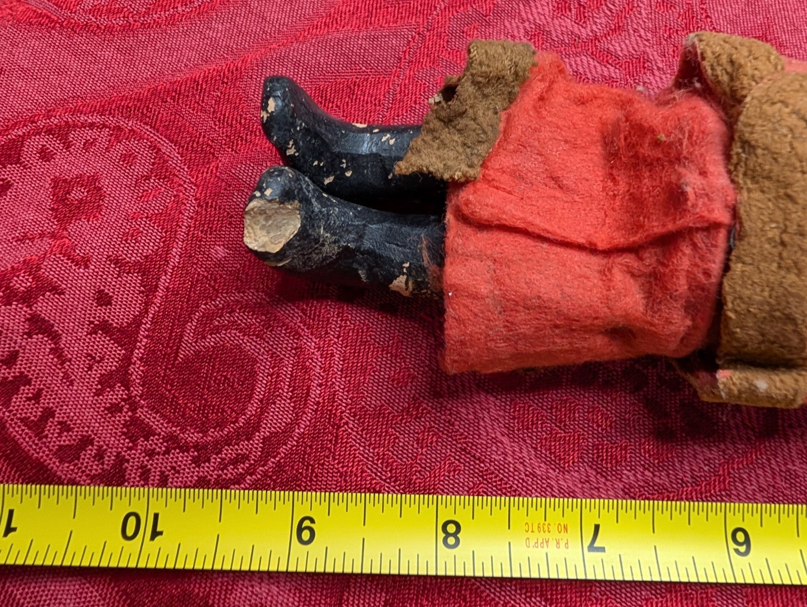 Antique German Belsnickel Father Santa 9” Candy Container Christmas Decor Paper CANDY - KOEEK