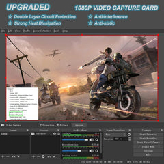 new 4K HDMI to USB 2.0 Video Capture Card 1080P Cam Link Game Black 07FC0E-D4 - KOEEK
