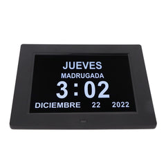 new (US Plug)8 Inch Dementia Clock Digital Clock Large Clear Digits Display koeek - KOEEK