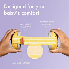 Baby ear muffs for infants up to 36 months - CE and ANSI approved 07FC0E-D4 - KOEEK