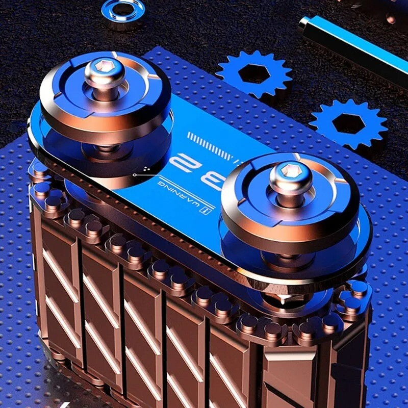 EDC Tank Roller Fidget Spinner Metal hand Spinner Adult Fidget Toys ADHD Tool 07FC0E-D4 - KOEEK