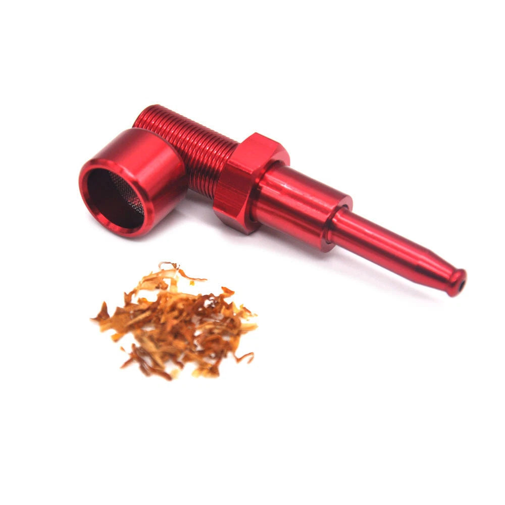 Metal Filter Tobacco Smoking Pipe Pocket Herb Pipes Screw Creative Gifts 1pcs 07FC0E-D4 - KOEEK