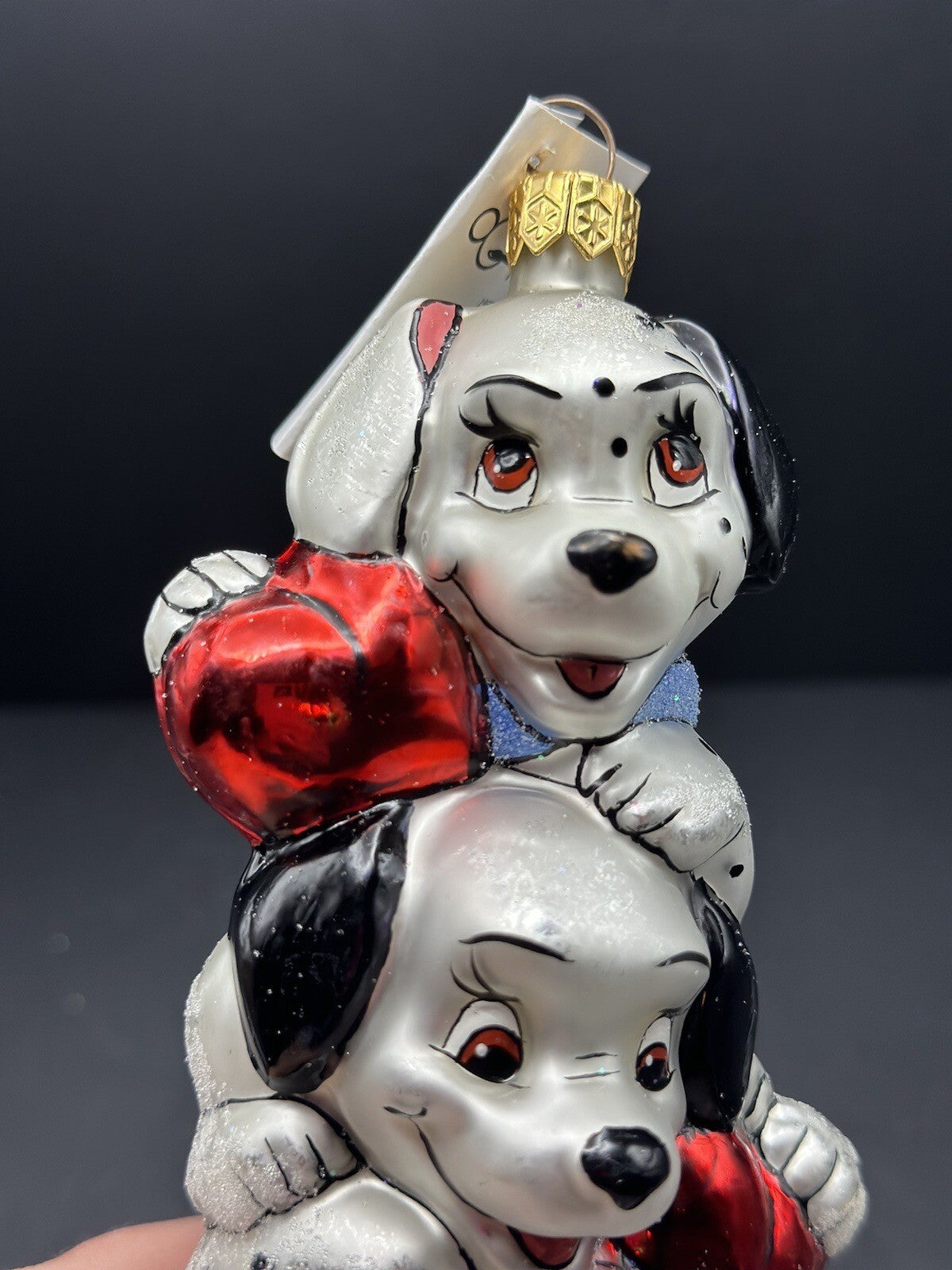 '97 Disney Christopher Radko 101 DALMATIONS PUPPY POLE Ornament  BOX CHRISTOPHER RADKO - KOEEK