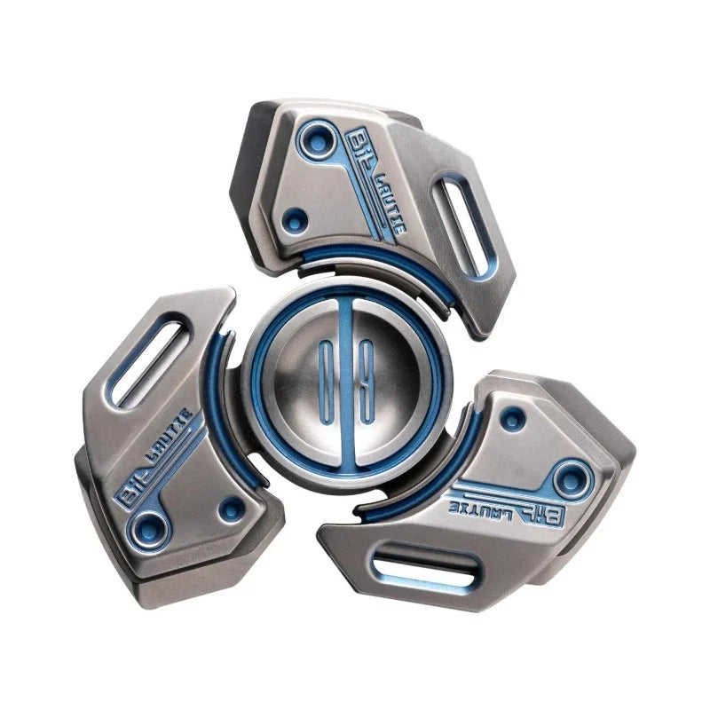 LAUTIE Bit09 Mechanical Style Titanium Blue Fidget Spinner Stress Release Toys 07FC0E-D4 - KOEEK