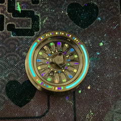 Adult Number Roulette Fidget Spinner EDC Metal Fidget Toy ADHD Hand Spinner 07FC0E-D4 - KOEEK
