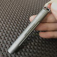 Outdoor TC4 Titanium Alloy Multi Tools Carabiner Waterproof Box Tweezers Set EDC 07FC0E-D4 - KOEEK