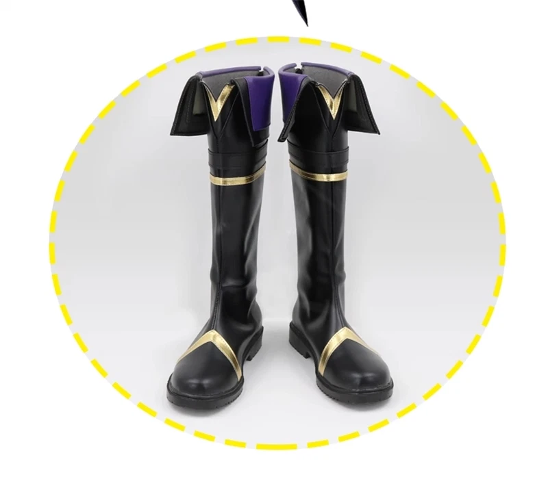 The Eminence in Shadow Cid Kagenou Shoes UNISEX Black Boots Cosplay Custom Made 07FC0E-D4 - KOEEK