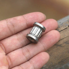 Titanium Alloy Knife Bead Key Parachute Cord Pendant Bead Lanyard DIY EDC Tool 07FC0E-D4 - KOEEK