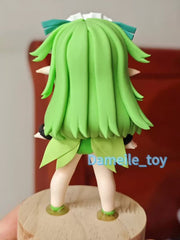 10cm Black Souls 2 Leaf Handmade Clay Model with Dust Cover 07FC0E-D4 - KOEEK