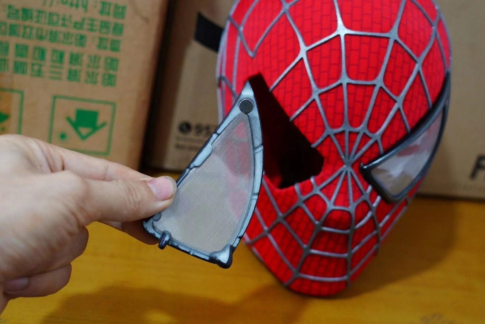 Toby Classic Spider-man Helmet Cosplay 3D Mask Halloween Costume Prop 07FC0E-D4 - KOEEK
