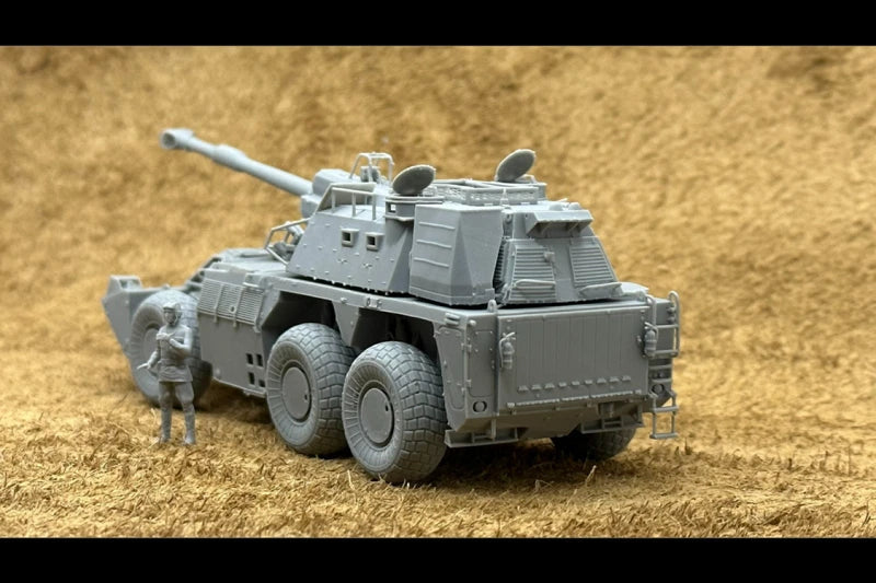 3D printed 1/72 South Africa"G-6 155mm howitzer"kit model#include a Tank soldier 07FC0E-D4 - KOEEK