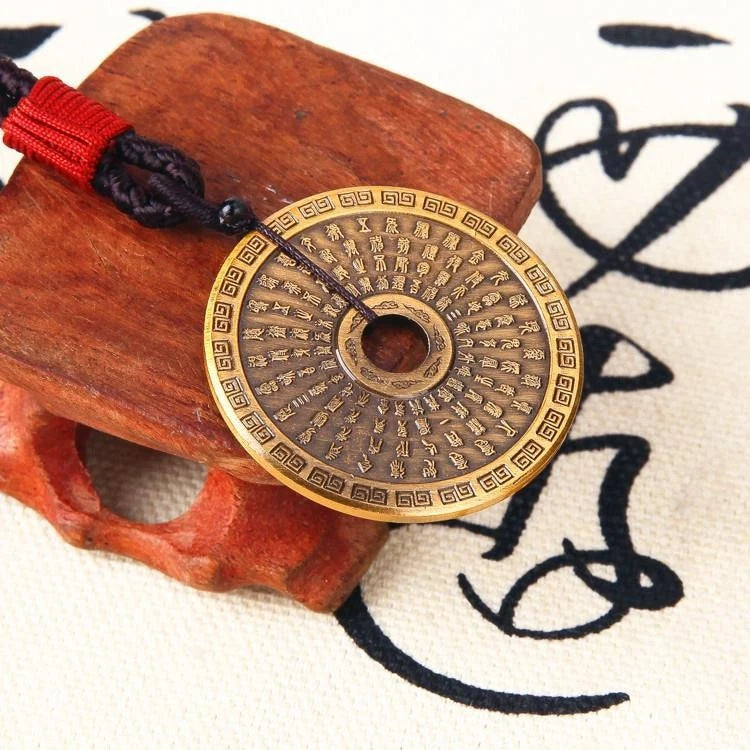 Copper Taoist Beidou Seven Star Pendant Necklace Amulet Charm Unisex 07FC0E-D4 - KOEEK