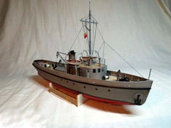DIY Card Model: ORP Nurek Polish Tugboat - Relaxing Military Papercraft Project 07FC0E-D4 - KOEEK
