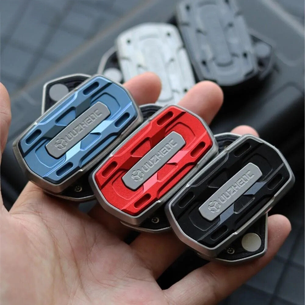 EDC Metal Fidget Push Slider Toys Adult Titanium Office Christmas Birthday Gifts 07FC0E-D4 - KOEEK