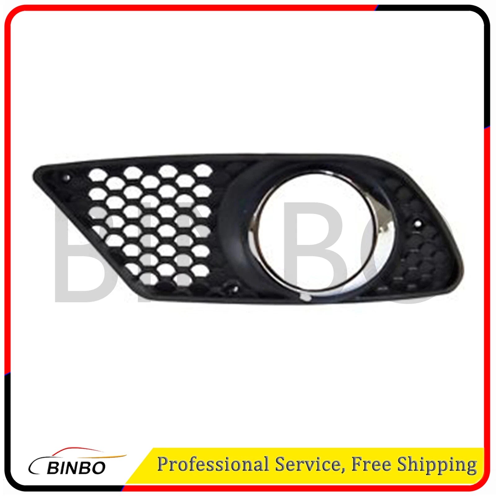 Front Fog Light Bezel Grille Cover For MERCEDES C-Class W204 C300 C350 2007-2010 07FC0E-D4 - KOEEK